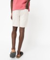 Bermuda uni contenant du lin homme
